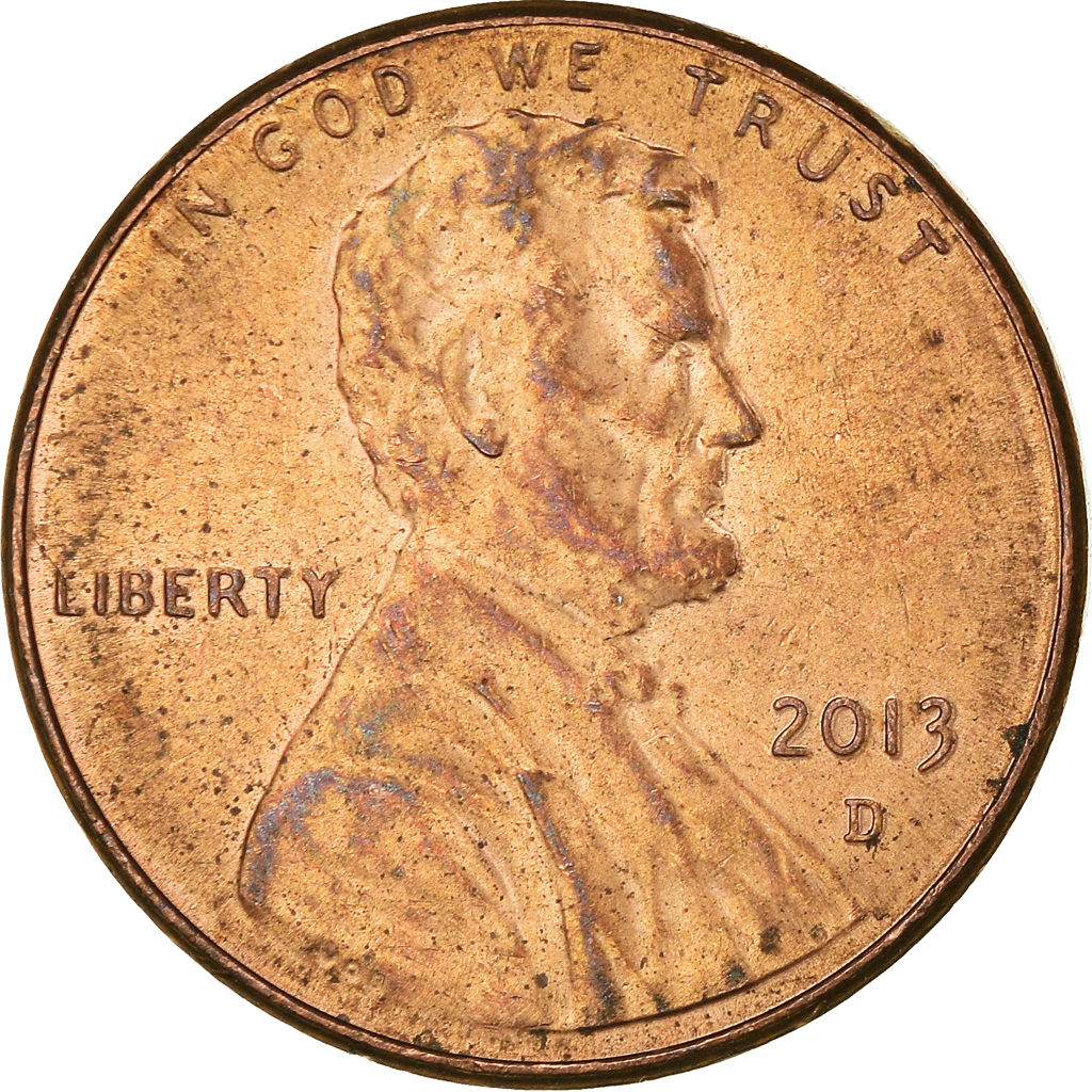 Moneda, Estados Unidos, Cent, 2013