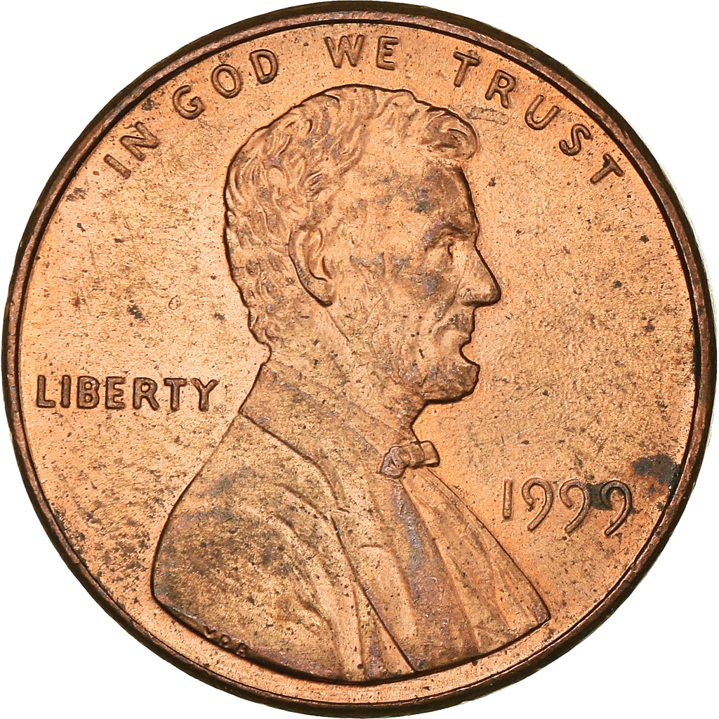 Moneda, Estados Unidos, Cent, 1999