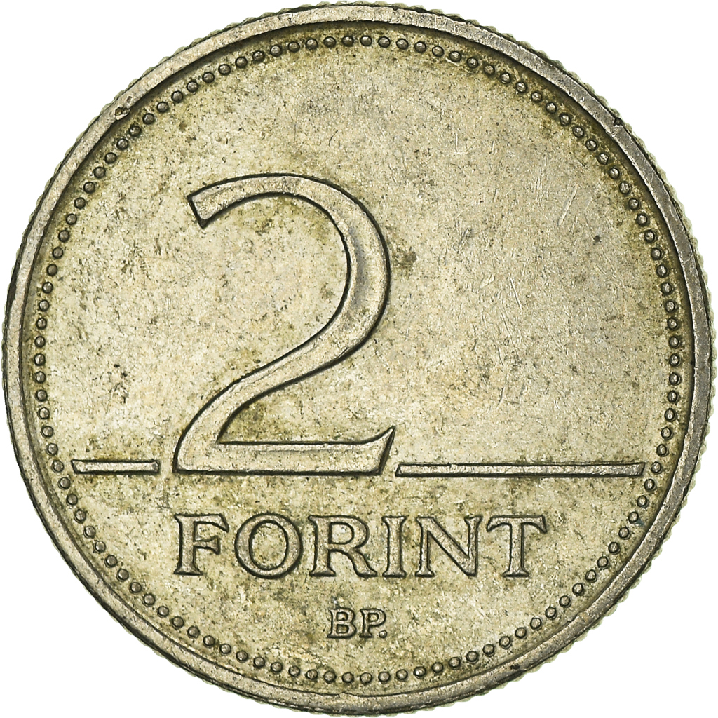 Moneda, Hungría, 2 Forint, 2004