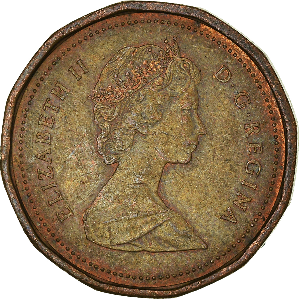 Moneda, Canadá, Cent, 1987