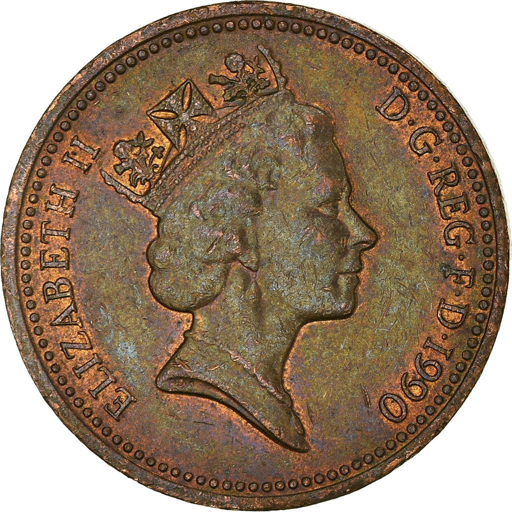 Moneda, Gran Bretaña, 1990