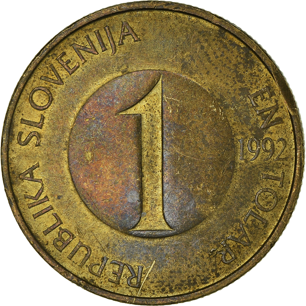 Moneda, Eslovenia, Tolar, 1992