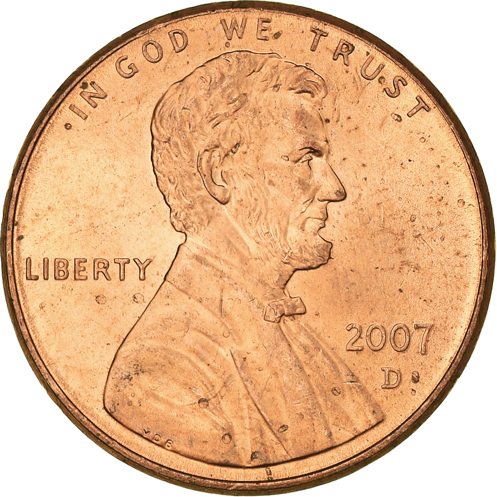 Moneda, Estados Unidos, Cent, 2007