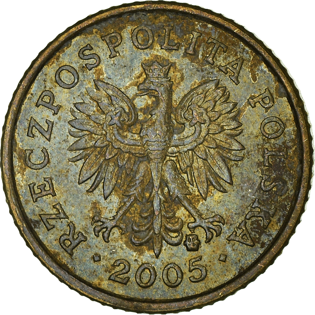 Moneda, Polonia, Grosz, 2005