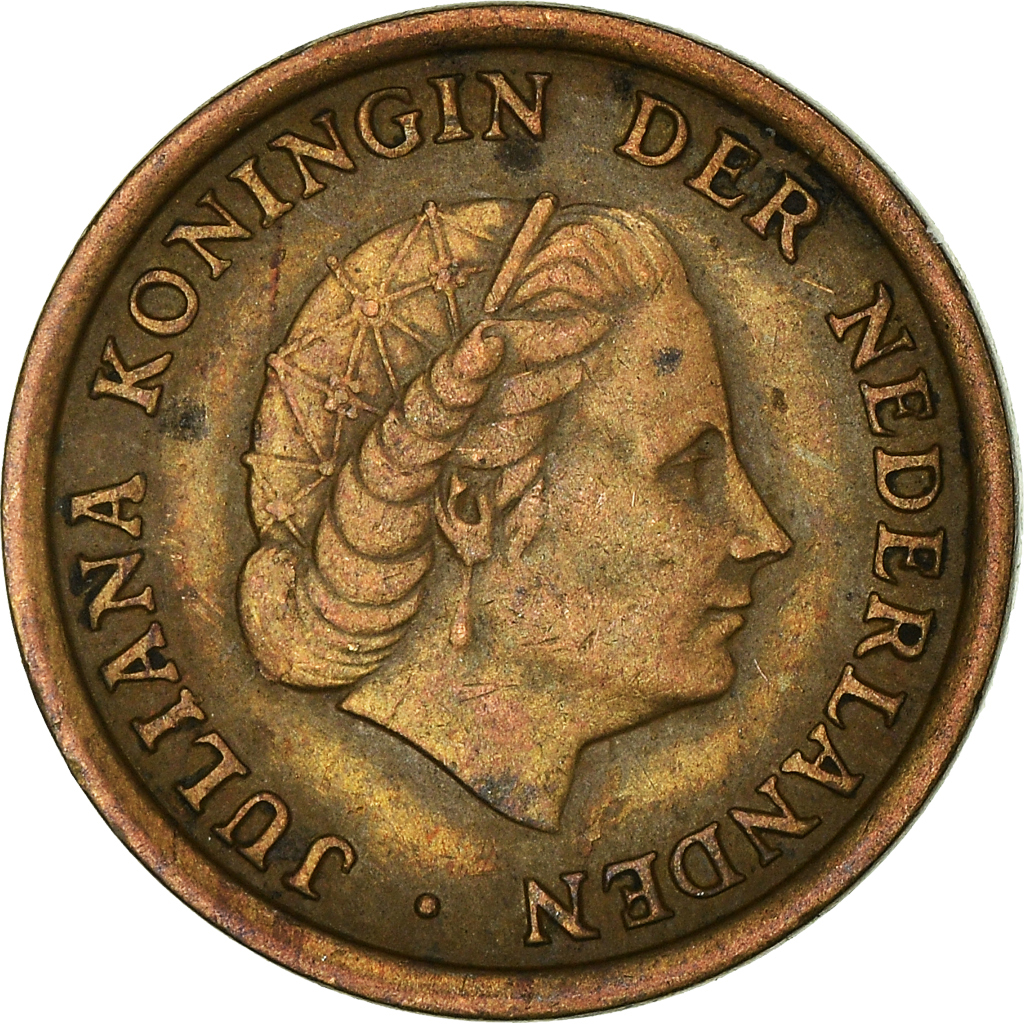 Moneda, Países Bajos, Cent, 1958