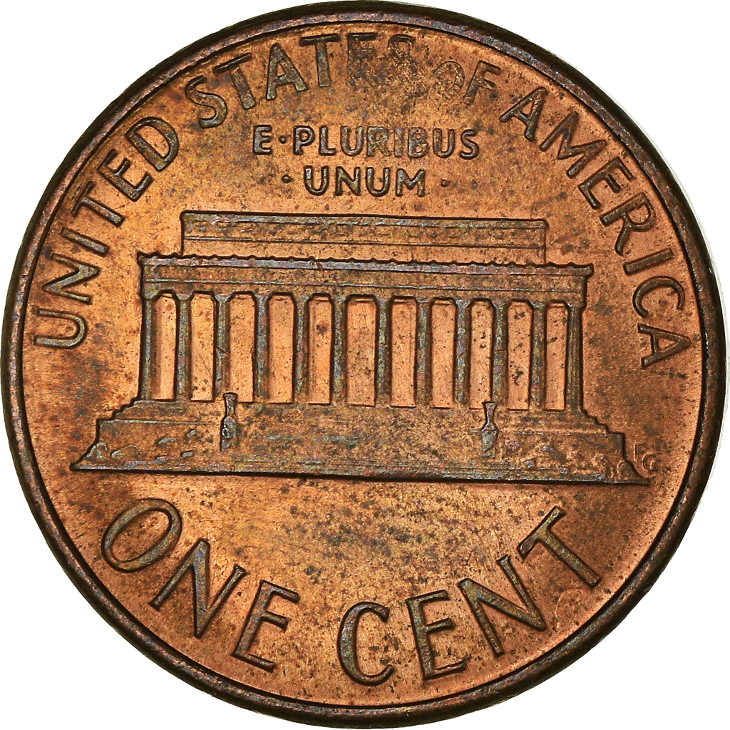 Moneda, Estados Unidos, Cent, 1988