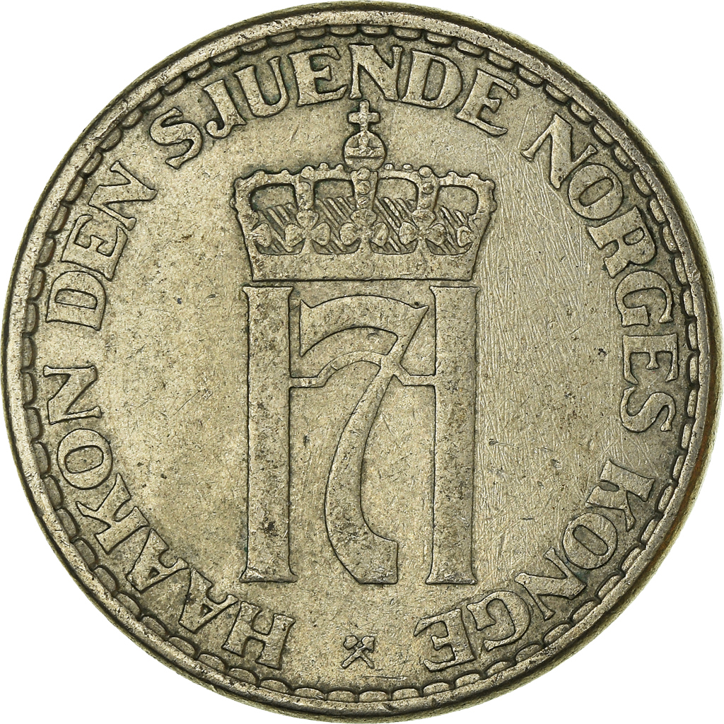 Moneda, Noruega, Krone, 1954