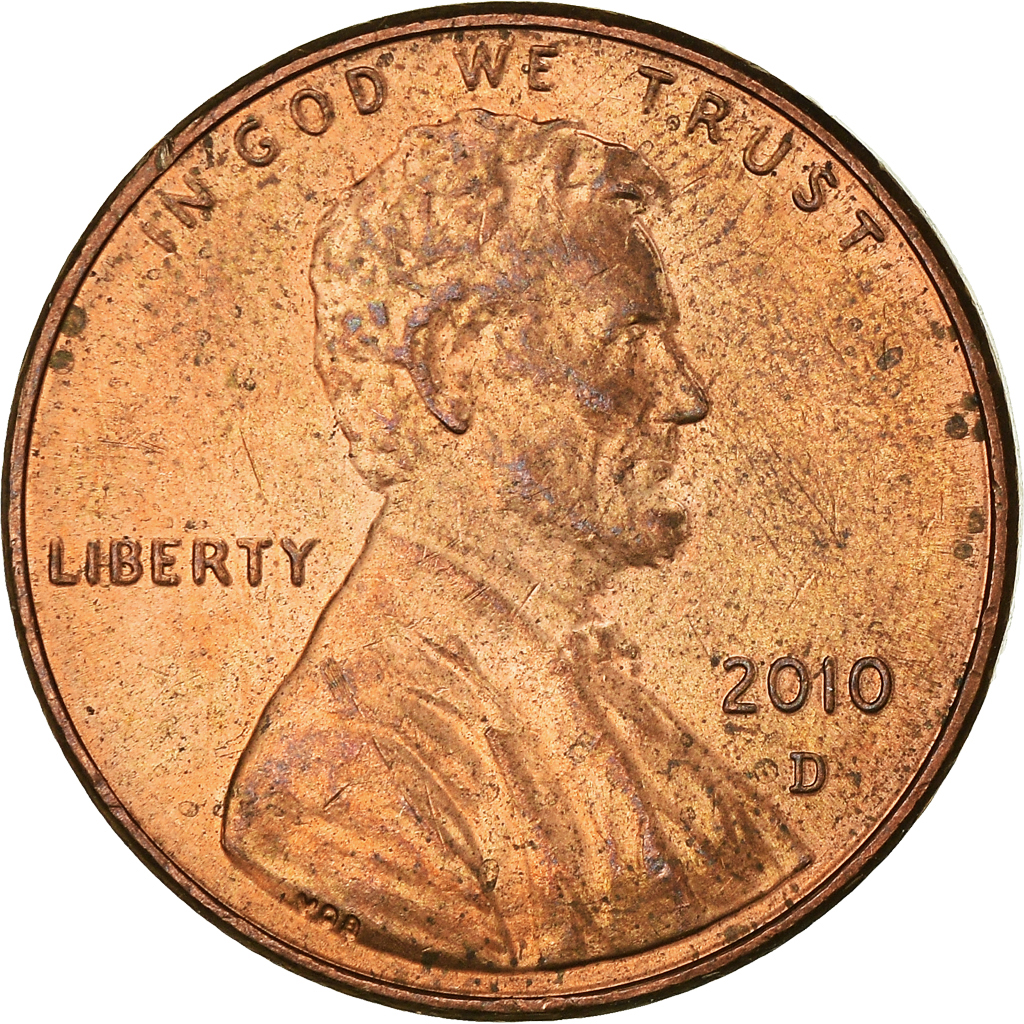 Moneda, Estados Unidos, Cent, 2010