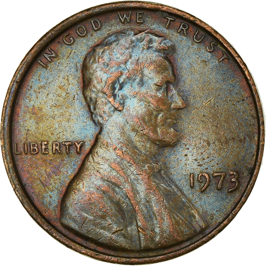Moneda, Estados Unidos, Cent, 1973