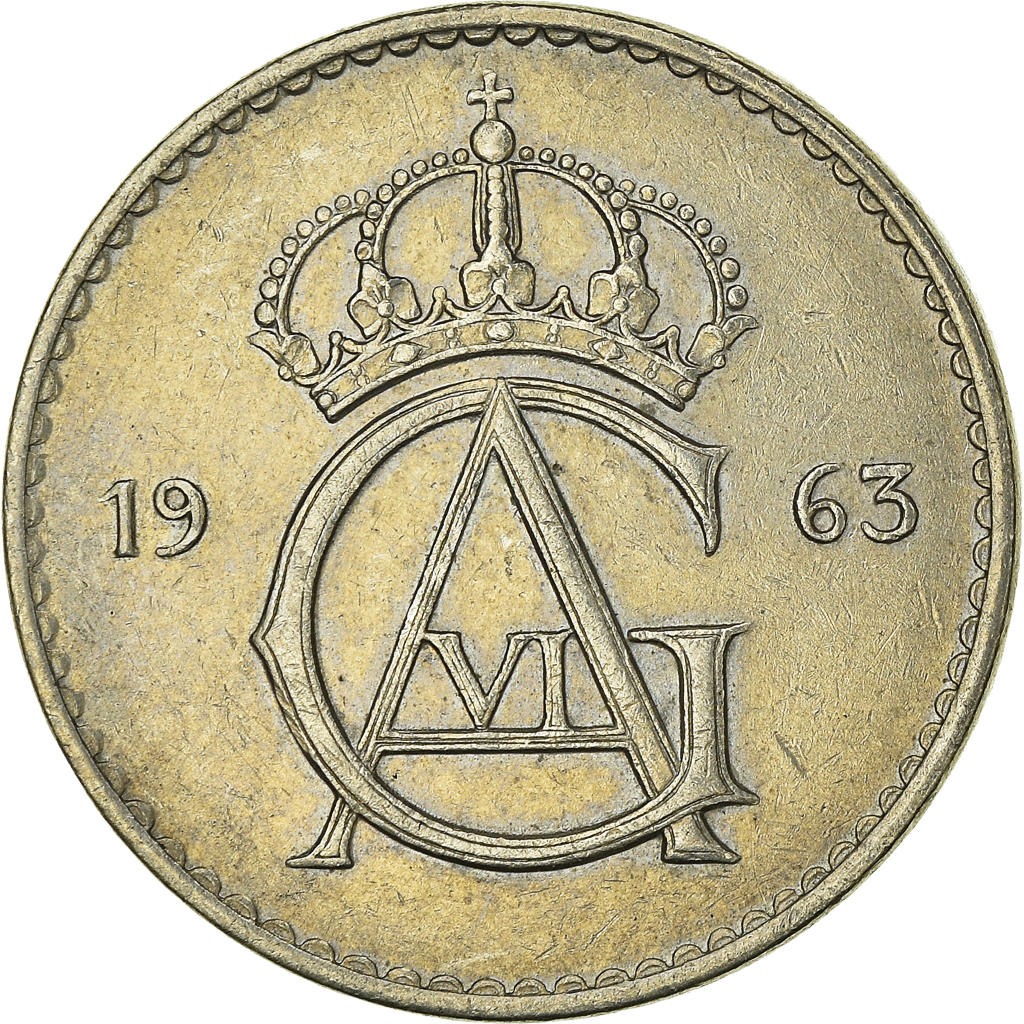Moneda, Suecia, 50 Öre, 1963
