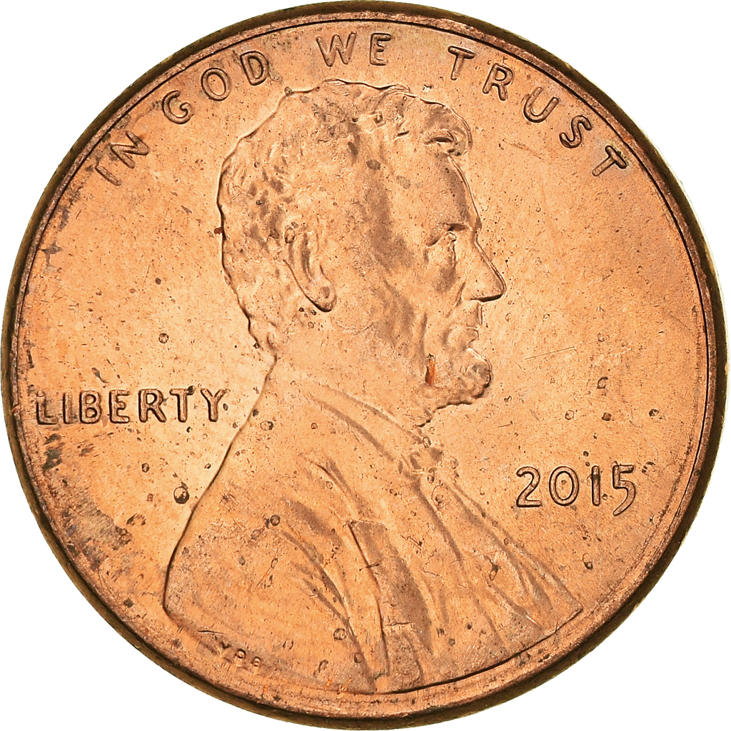 Moneda, Estados Unidos, Cent, 2015
