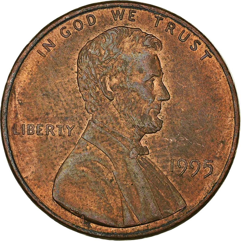 Moneda, Estados Unidos, Cent, 1995