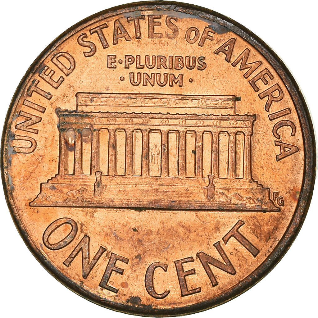 Moneda, Estados Unidos, Cent, 1990