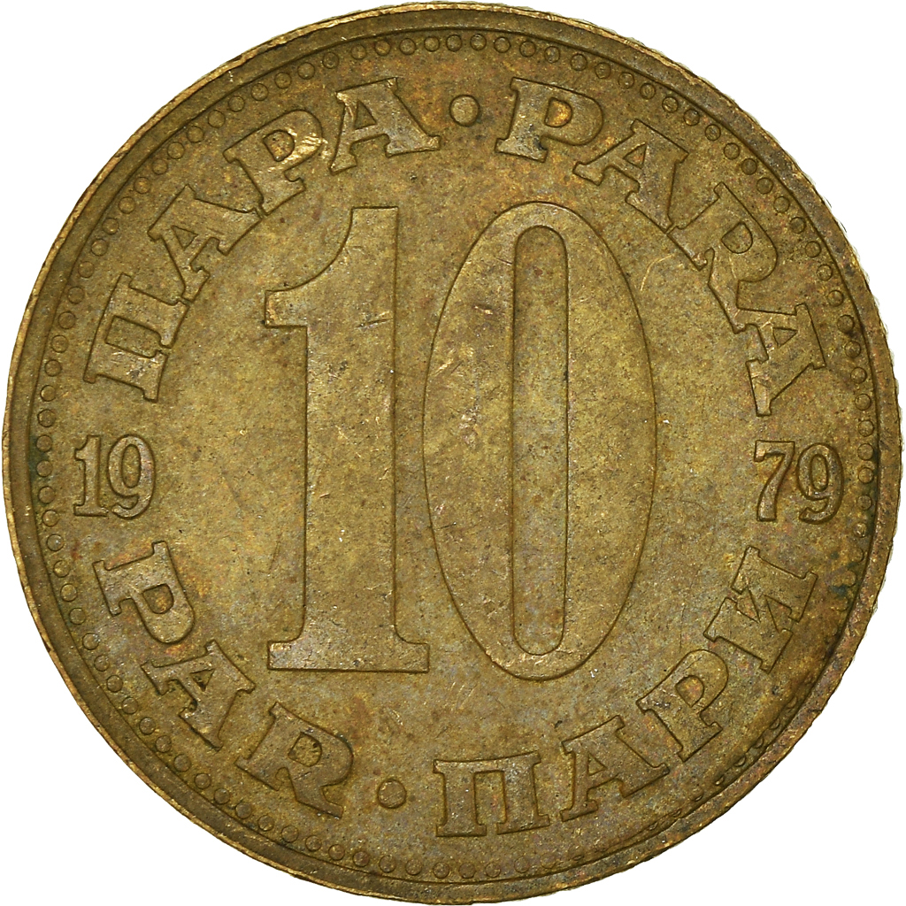 Moneda, Yugoslavia, 10 Para, 1979