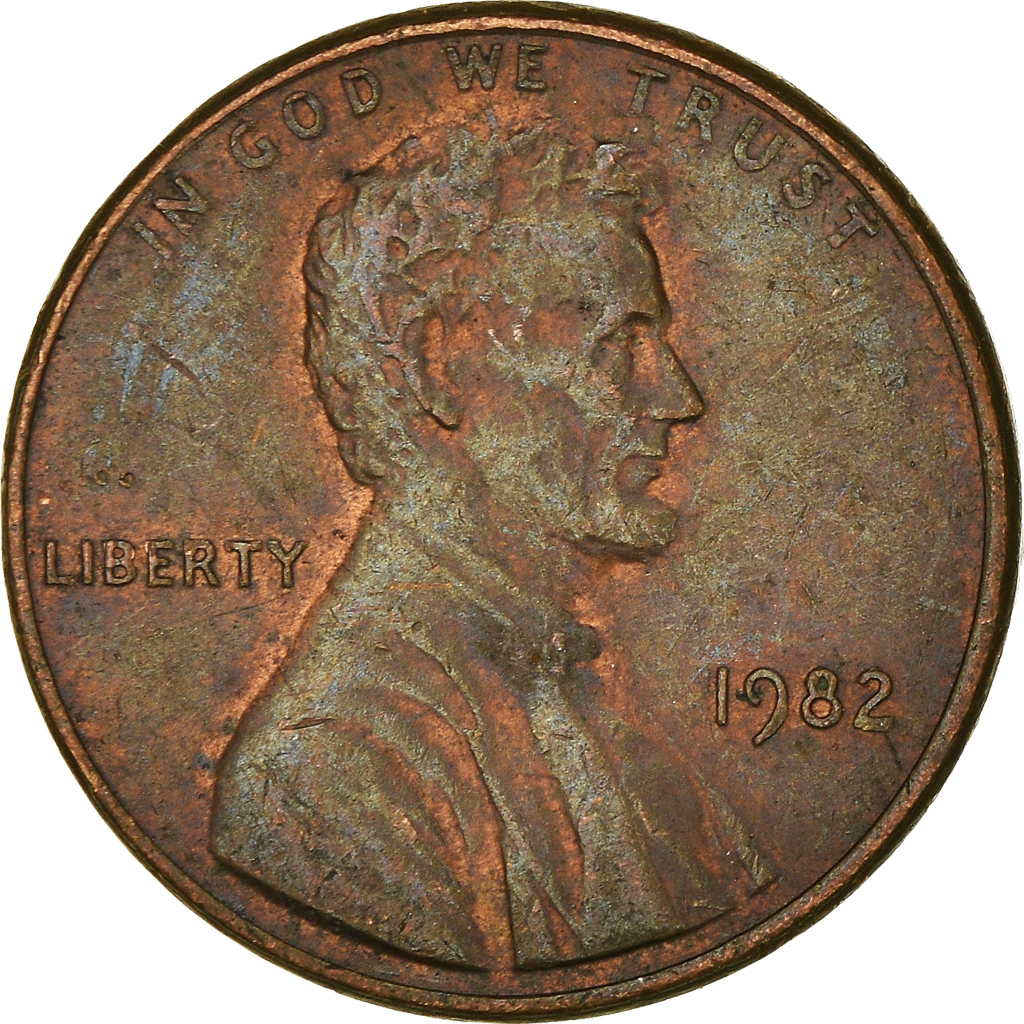 Moneda, Estados Unidos, Cent, 1982