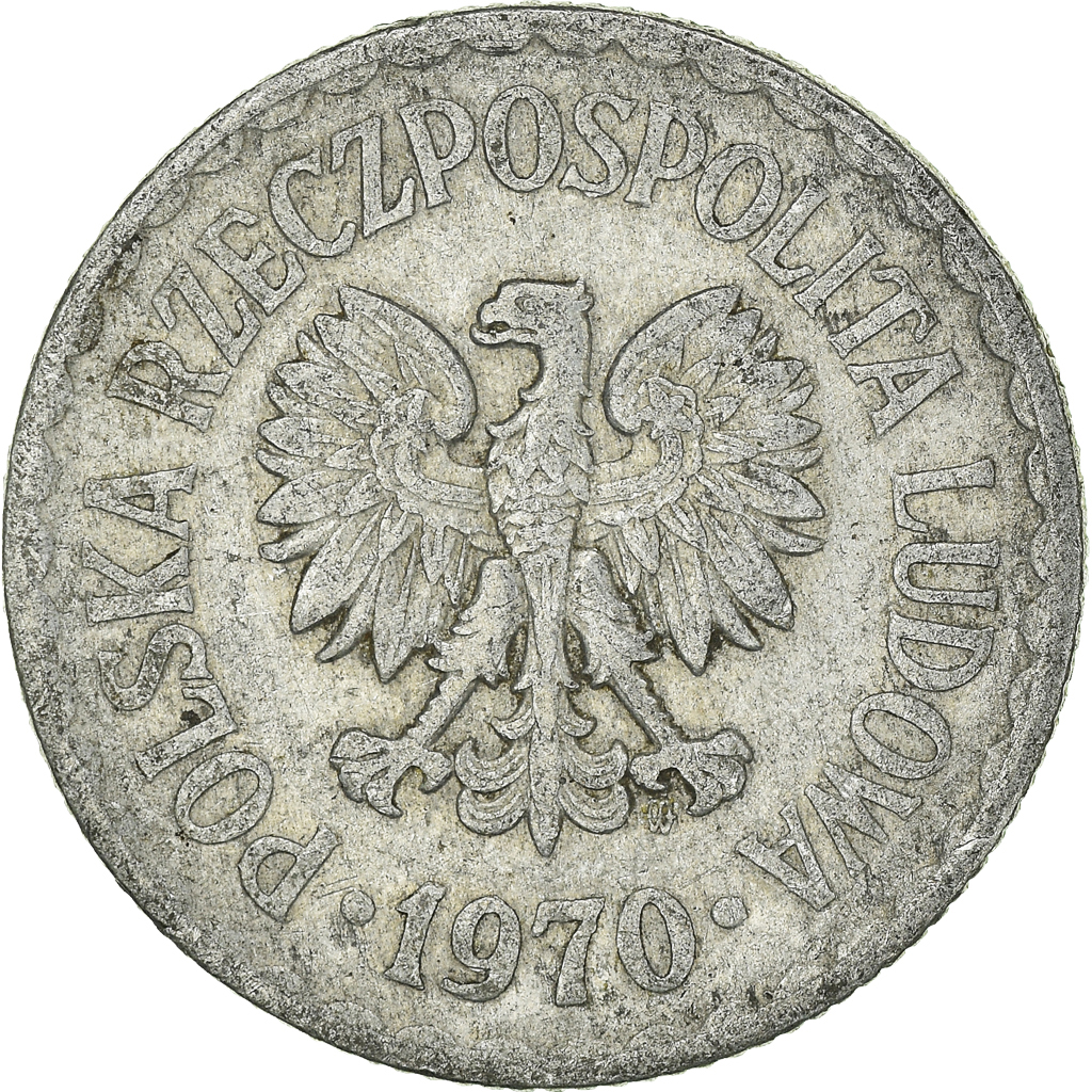 Moneda, Polonia, Zloty, 1970