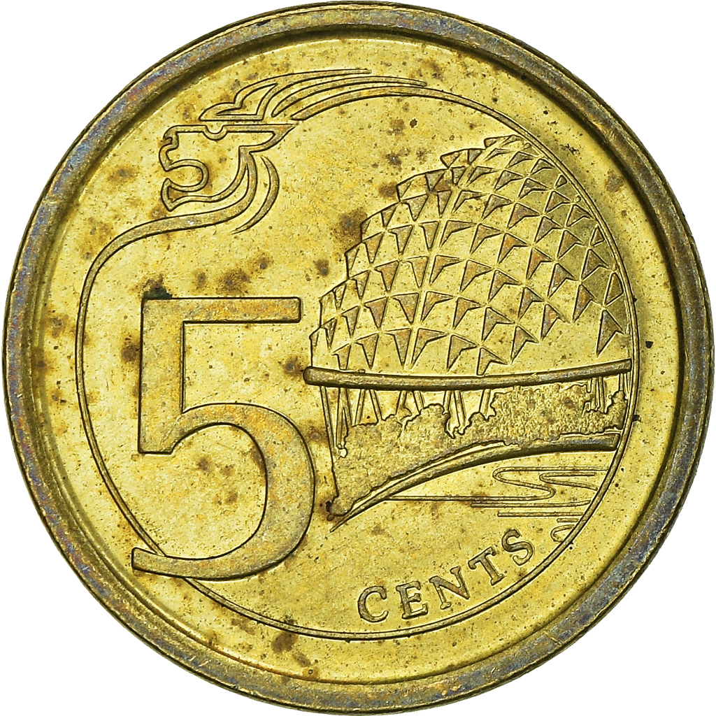 Moneda, Singapur, 5 Cents