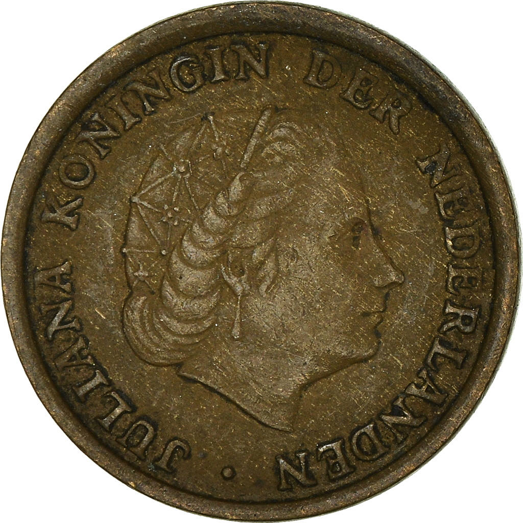 Moneda, Países Bajos, Cent, 1958