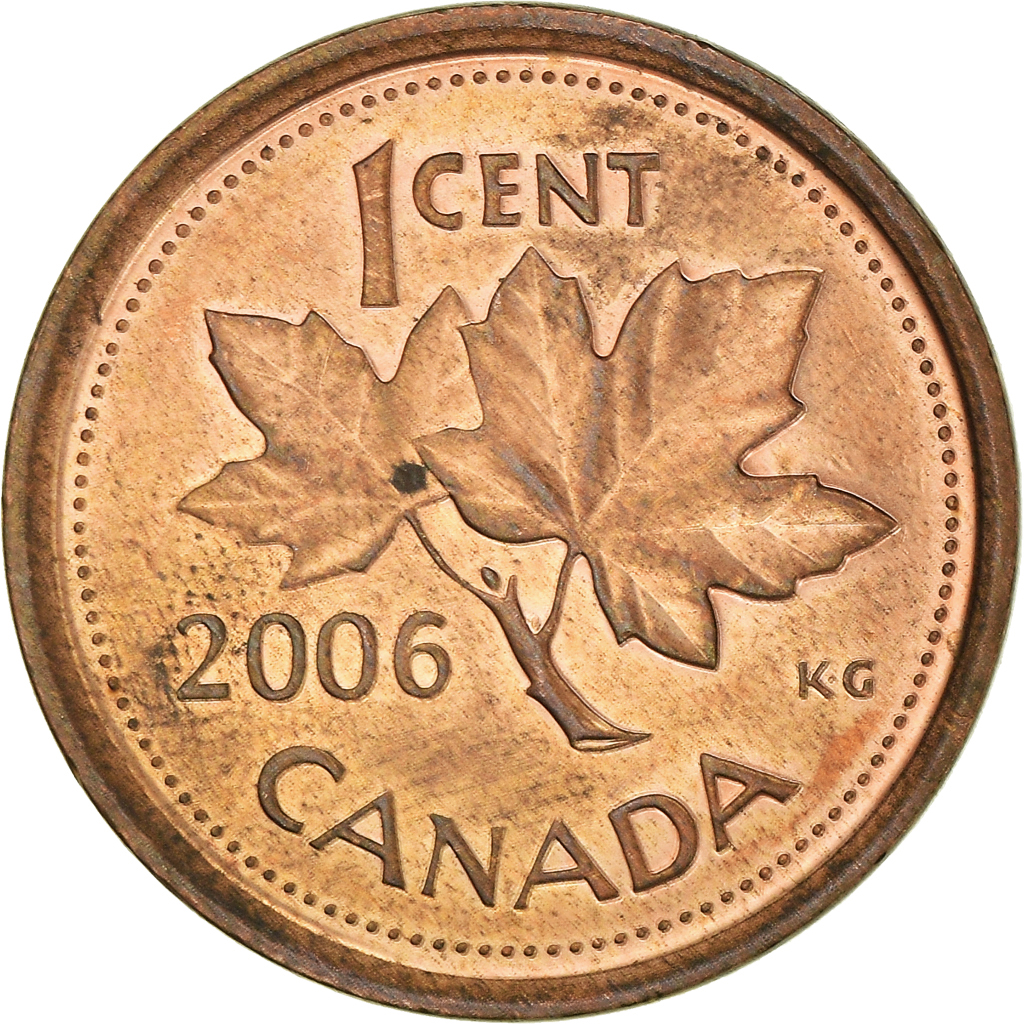 Moneda, Canadá, Cent, 2006