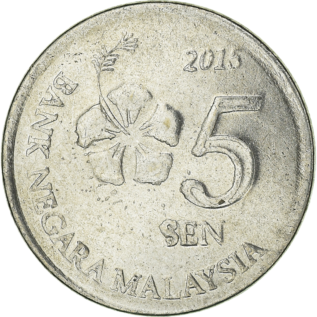 Moneda, Malasia, 5 Sen, 2015