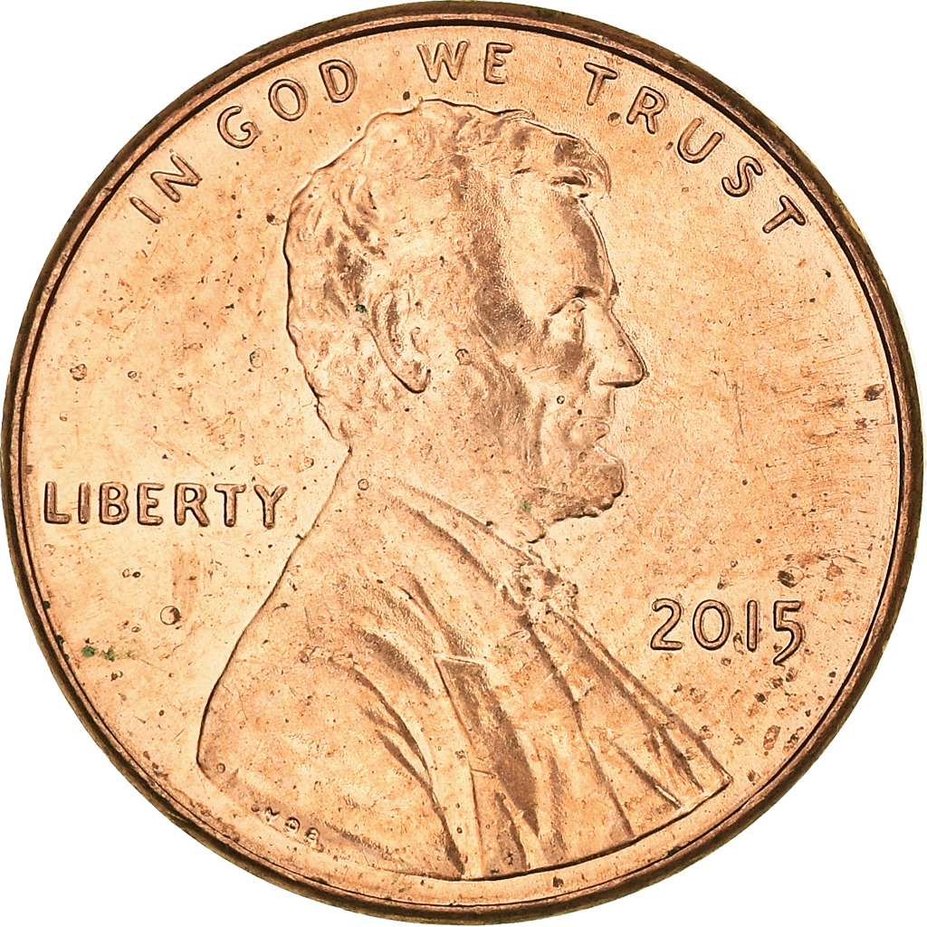 Moneda, Estados Unidos, Cent, 2015