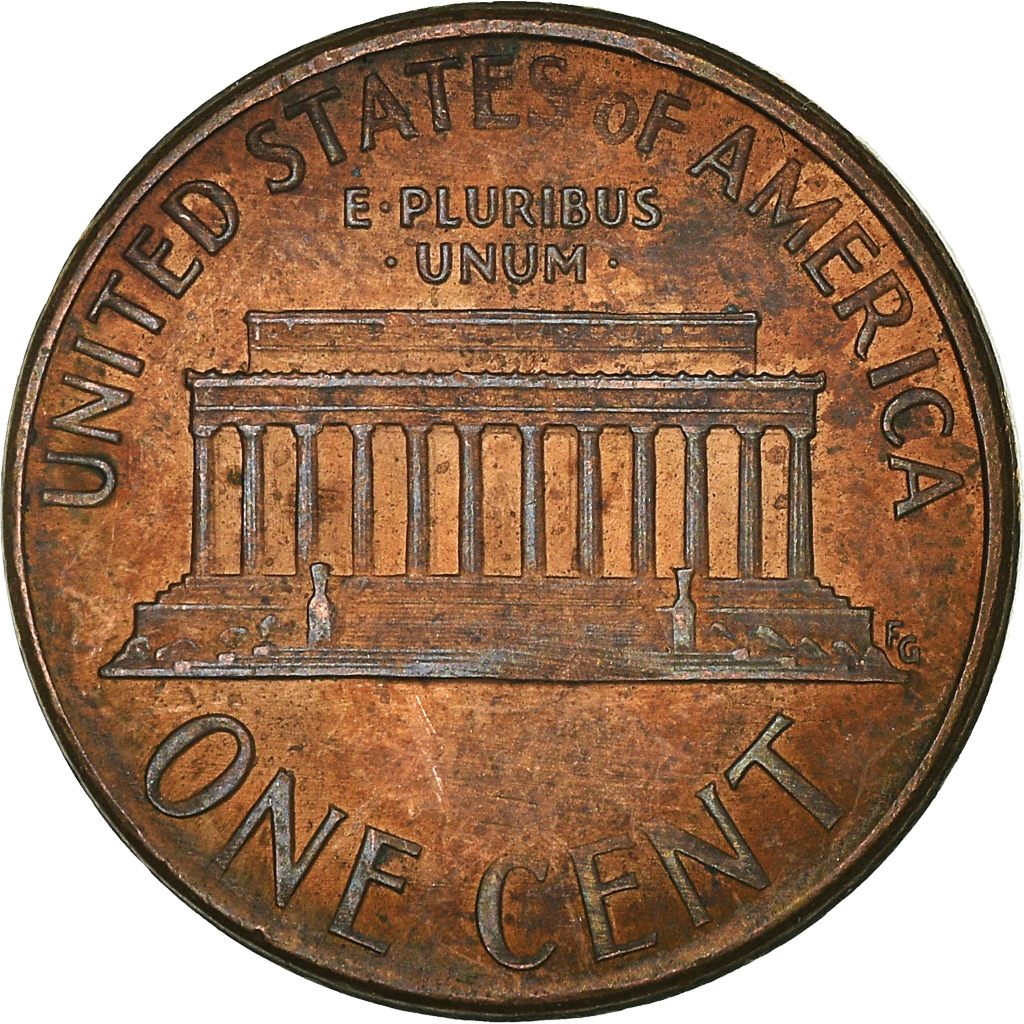 Moneda, Estados Unidos, Cent, 1989