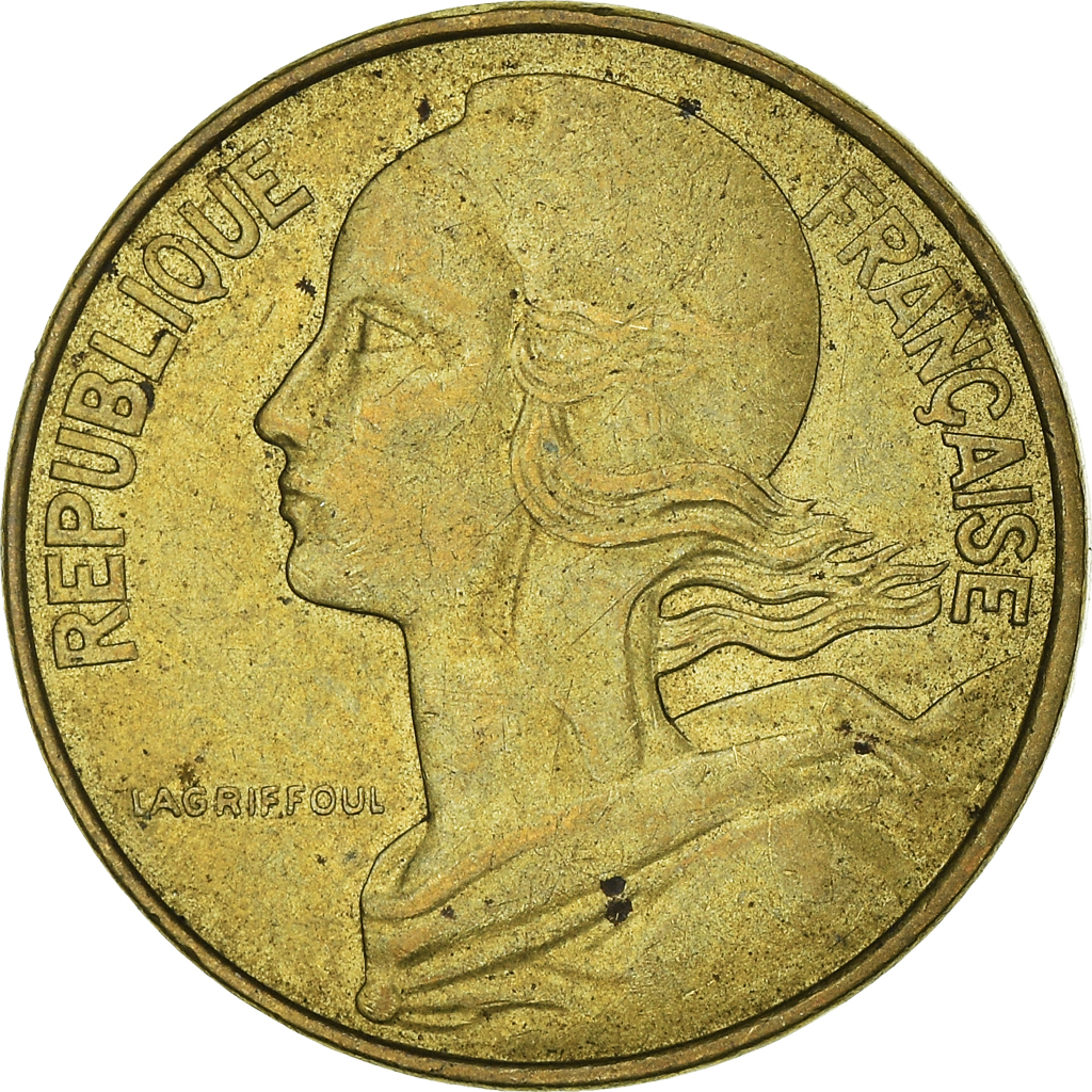 Moneda, Francia, 10 Centimes, 1978