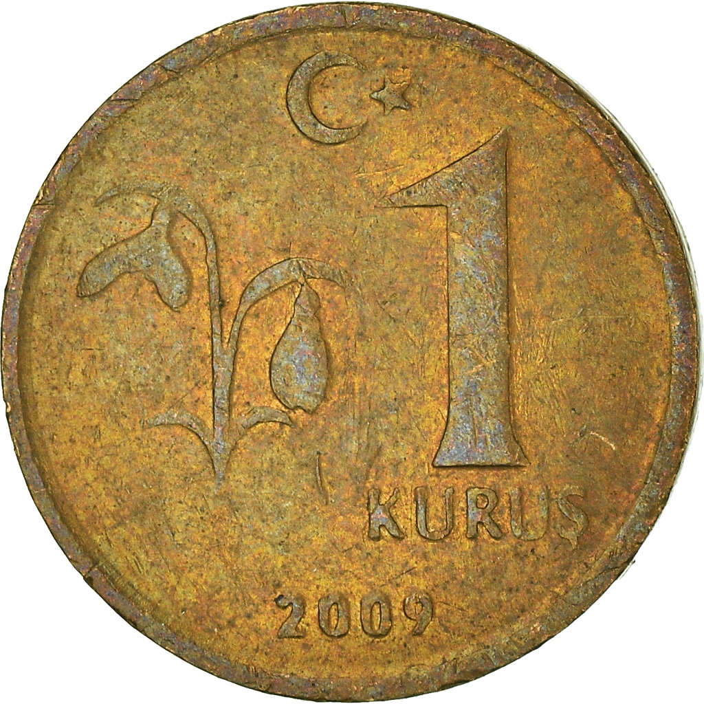Moneda, Turquía, Kurus, 2009