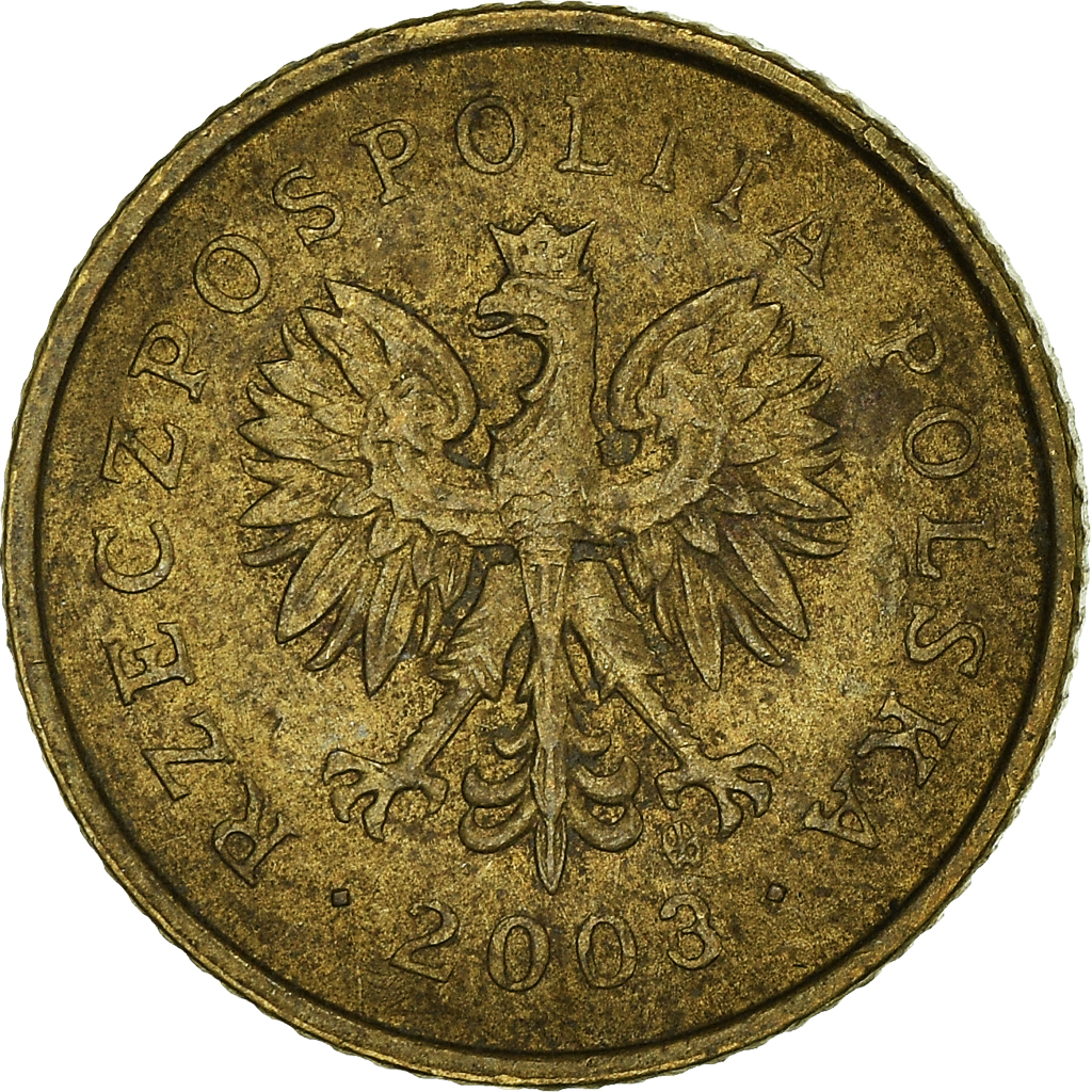Moneda, Polonia, Grosz, 2003