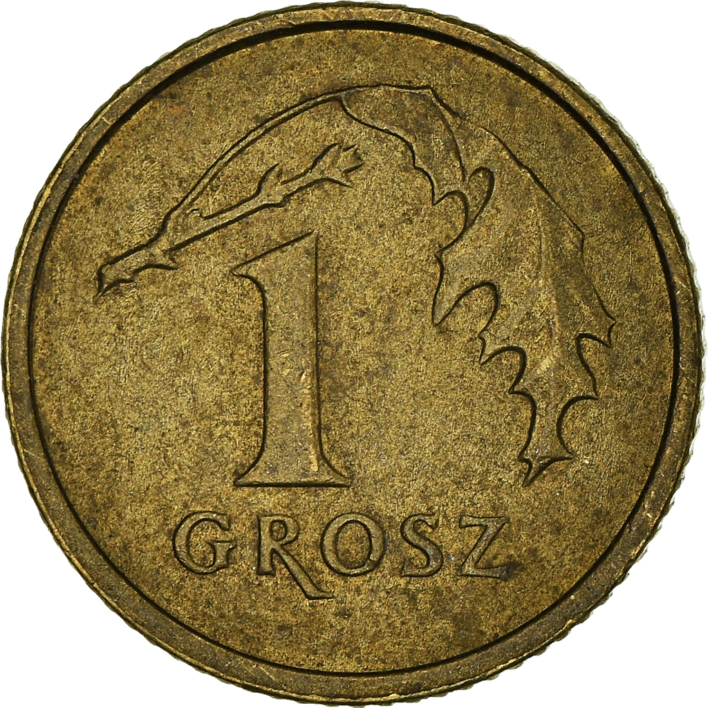 Moneda, Polonia, Grosz, 2003