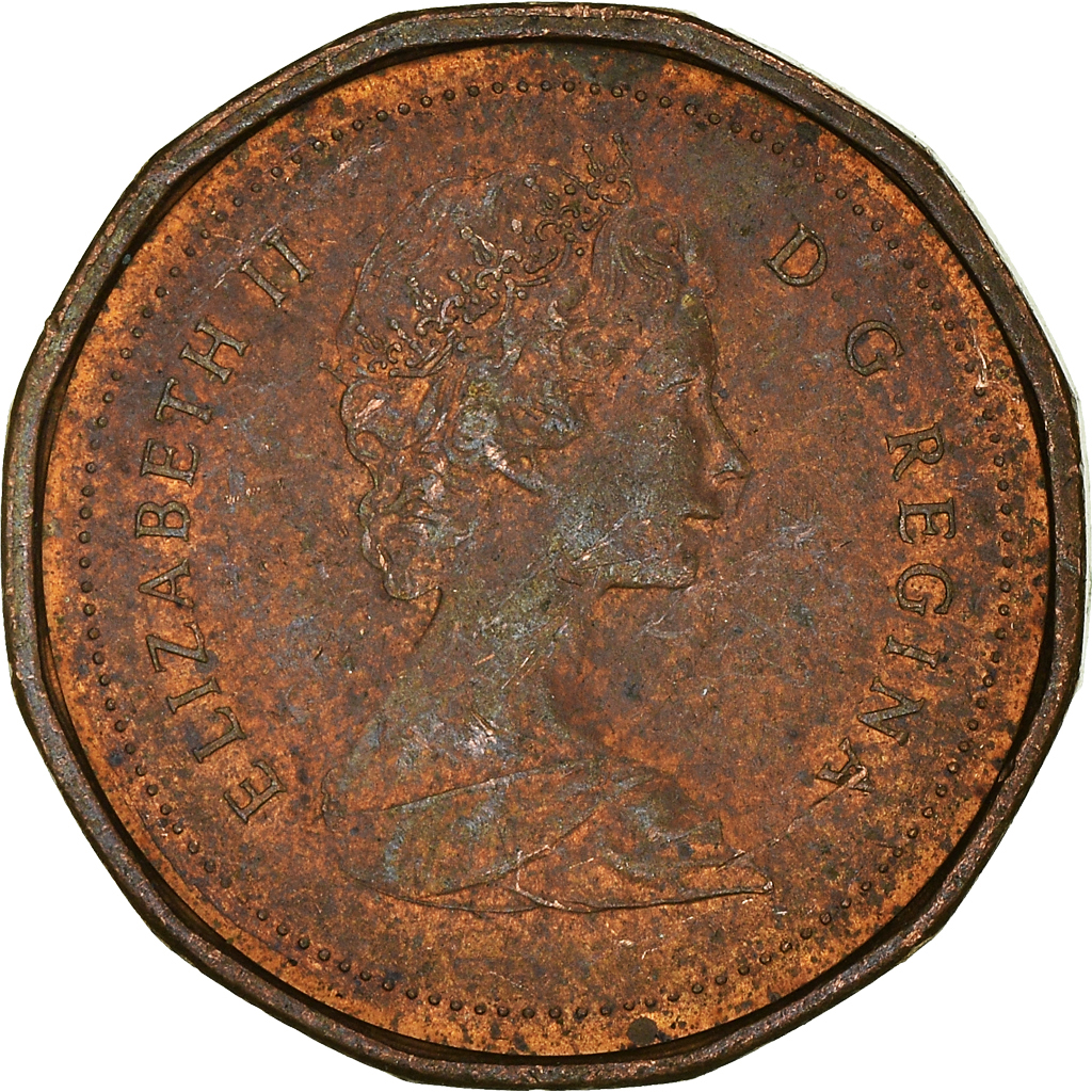 Moneda, Canadá, Cent, 1983