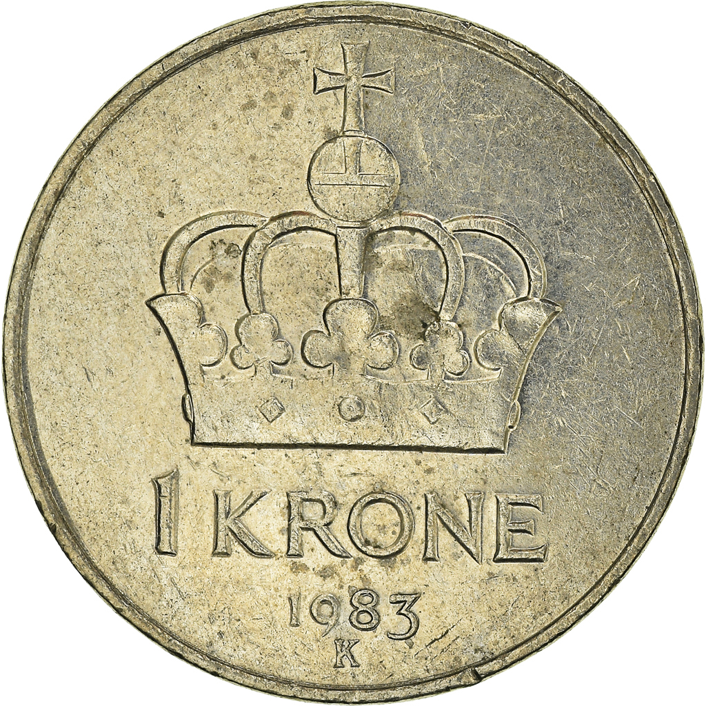 Moneda, Noruega, Krone, 1983