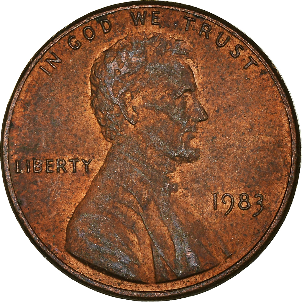 Moneda, Estados Unidos, Cent, 1983