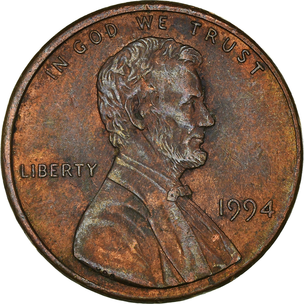 Moneda, Estados Unidos, Cent, 1994