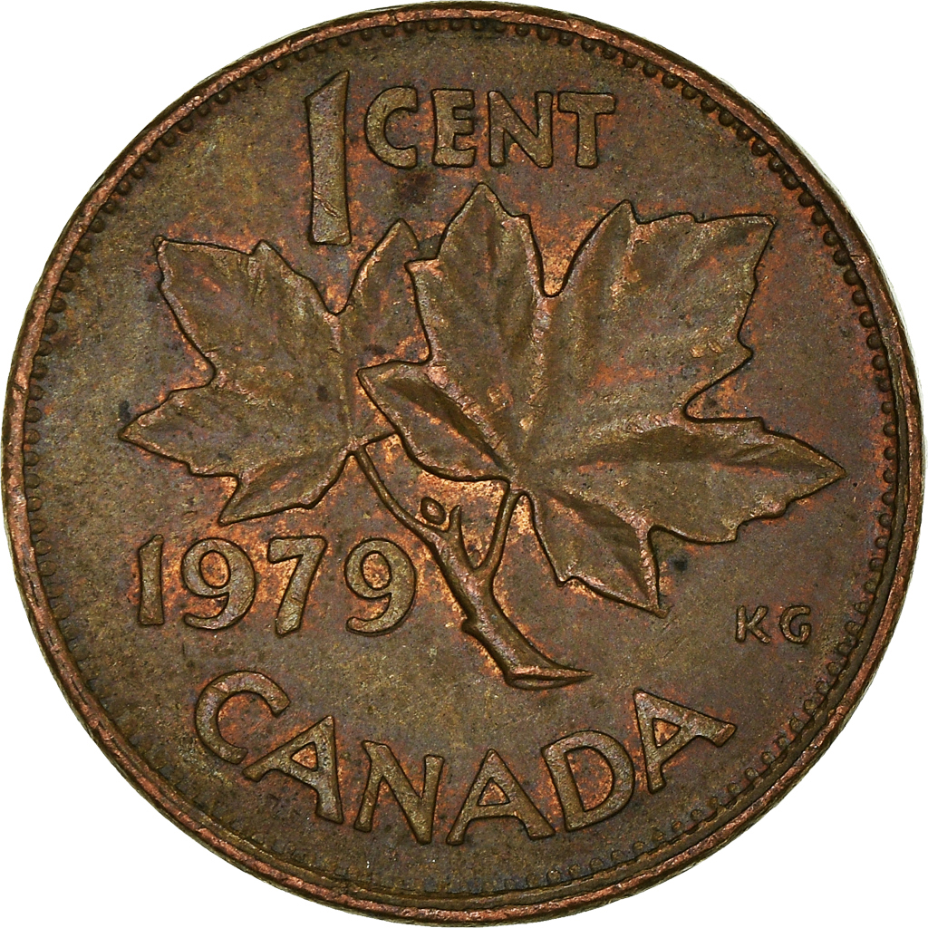 Moneda, Canadá, Cent, 1979