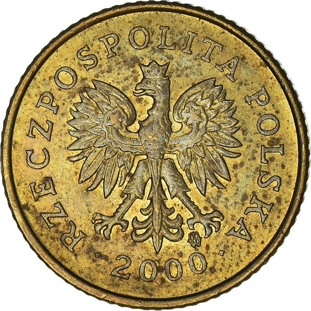 Moneda, Polonia, Grosz, 2000