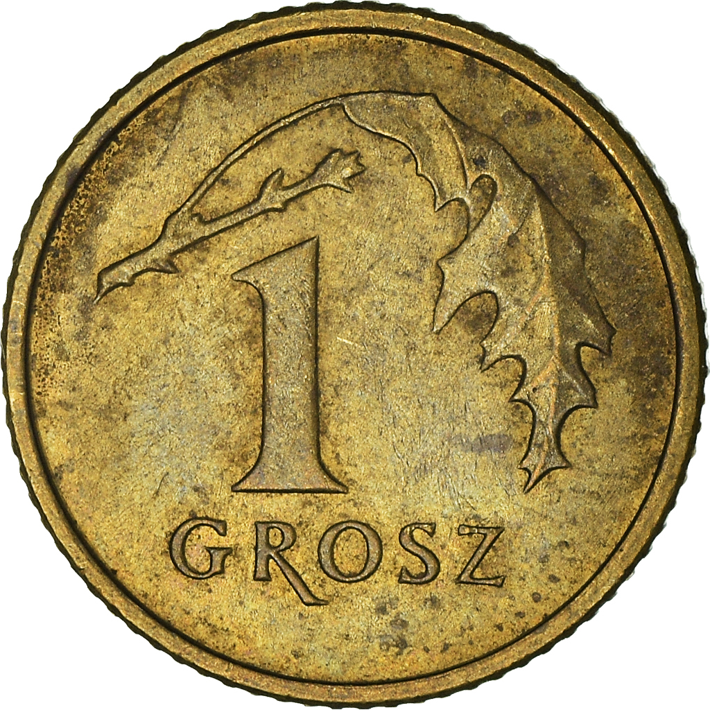 Moneda, Polonia, Grosz, 2000