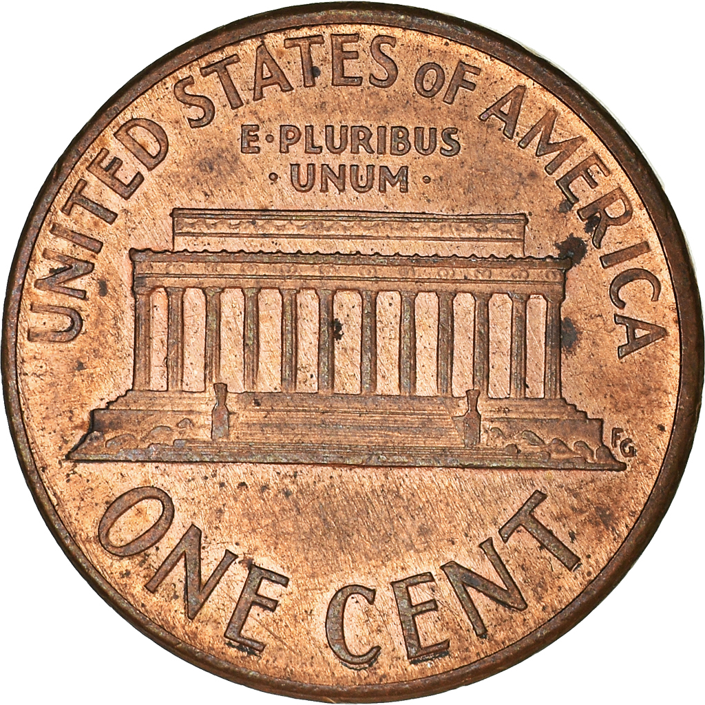 Moneda, Estados Unidos, Cent, 1990