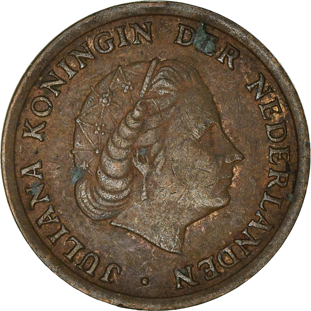 Moneda, Países Bajos, Cent, 1966