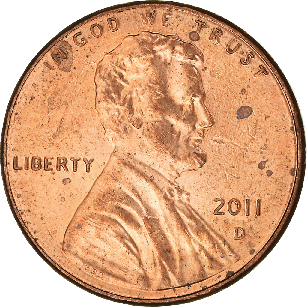 Moneda, Estados Unidos, Cent, 2011