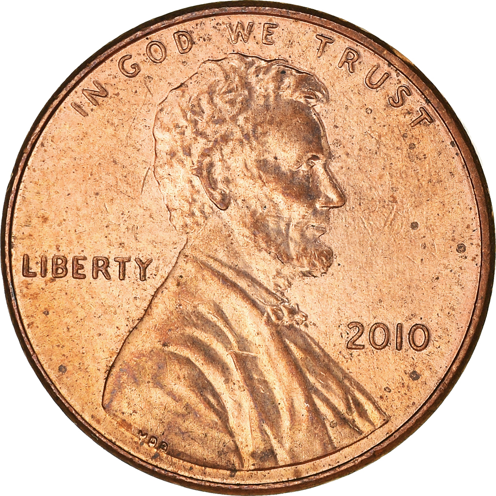 Moneda, Estados Unidos, Cent, 2010