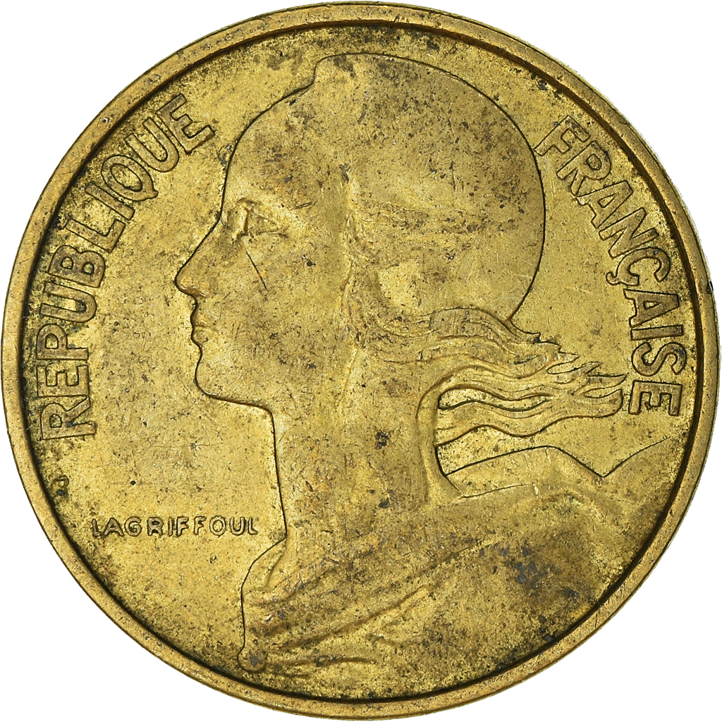 Moneda, Francia, 10 Centimes, 1967