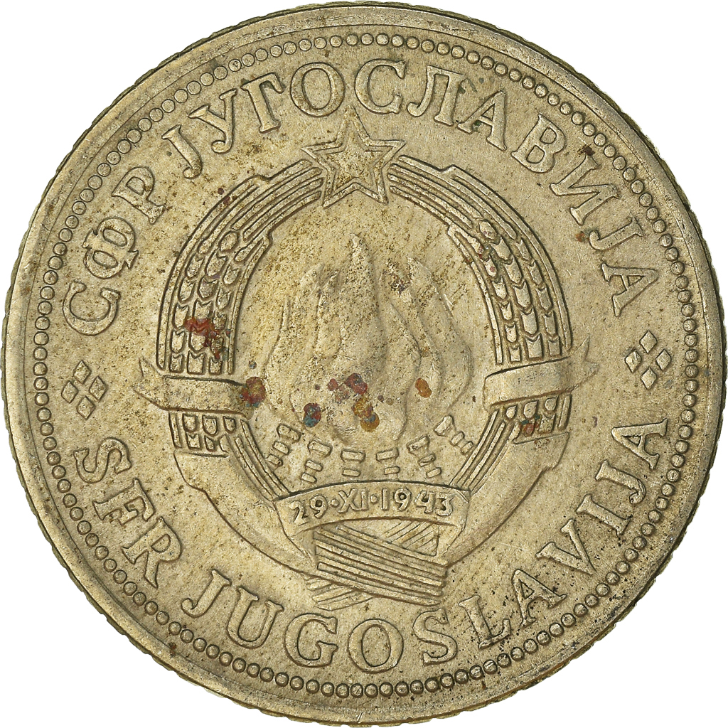 Moneda, Yugoslavia, 2 Dinara, 1972