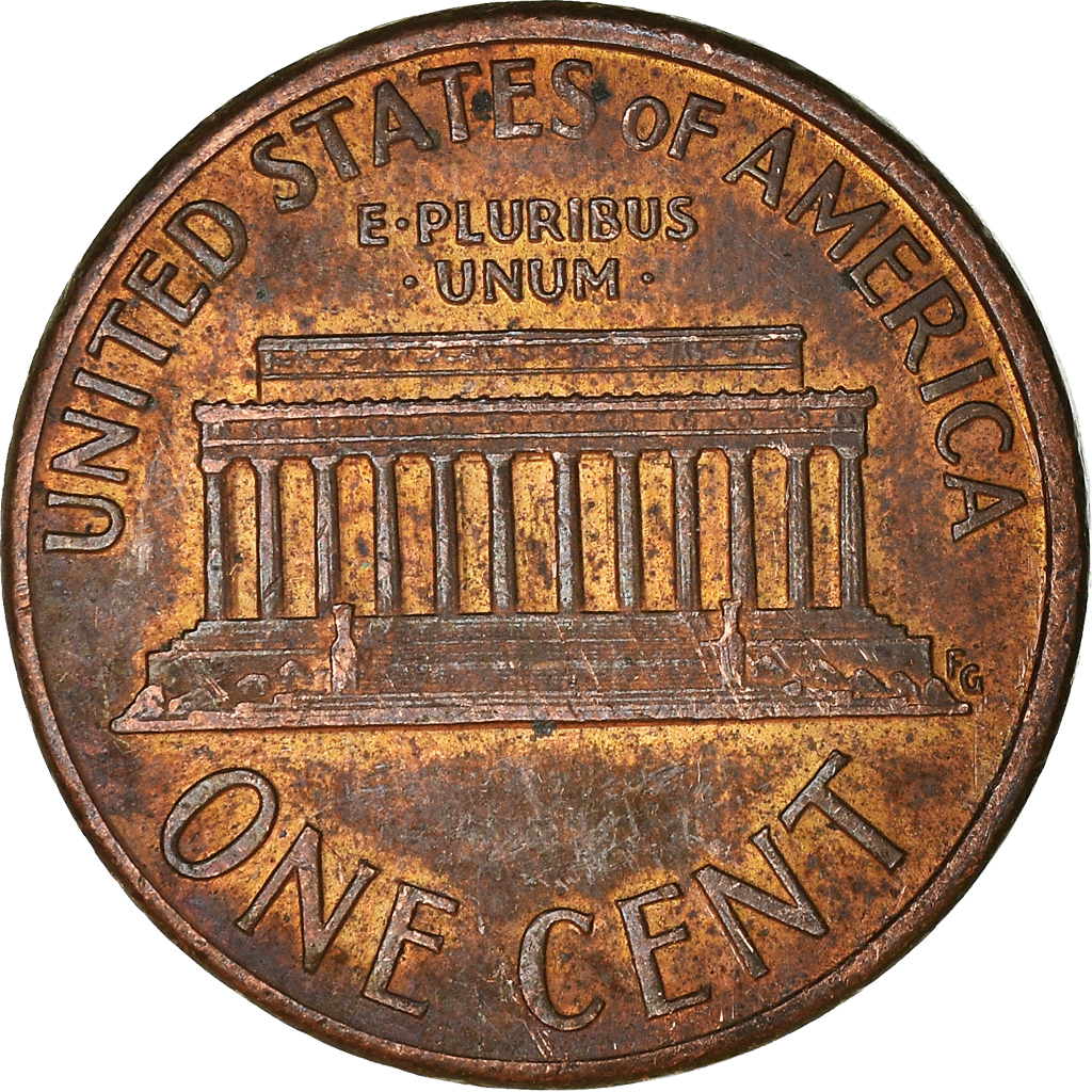 Moneda, Estados Unidos, Cent, 1991