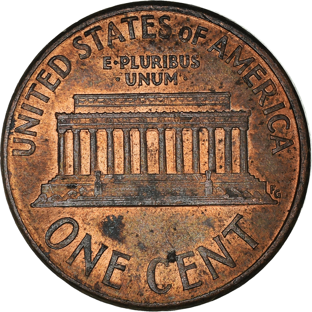 Moneda, Estados Unidos, Cent, 1989