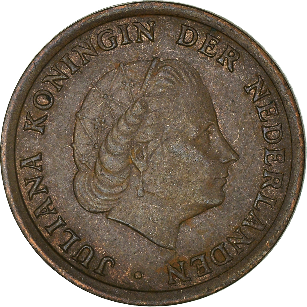Moneda, Países Bajos, Cent, 1969