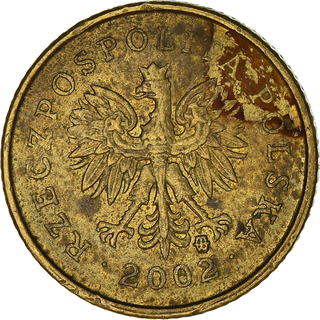 Moneda, Polonia, Grosz, 2002