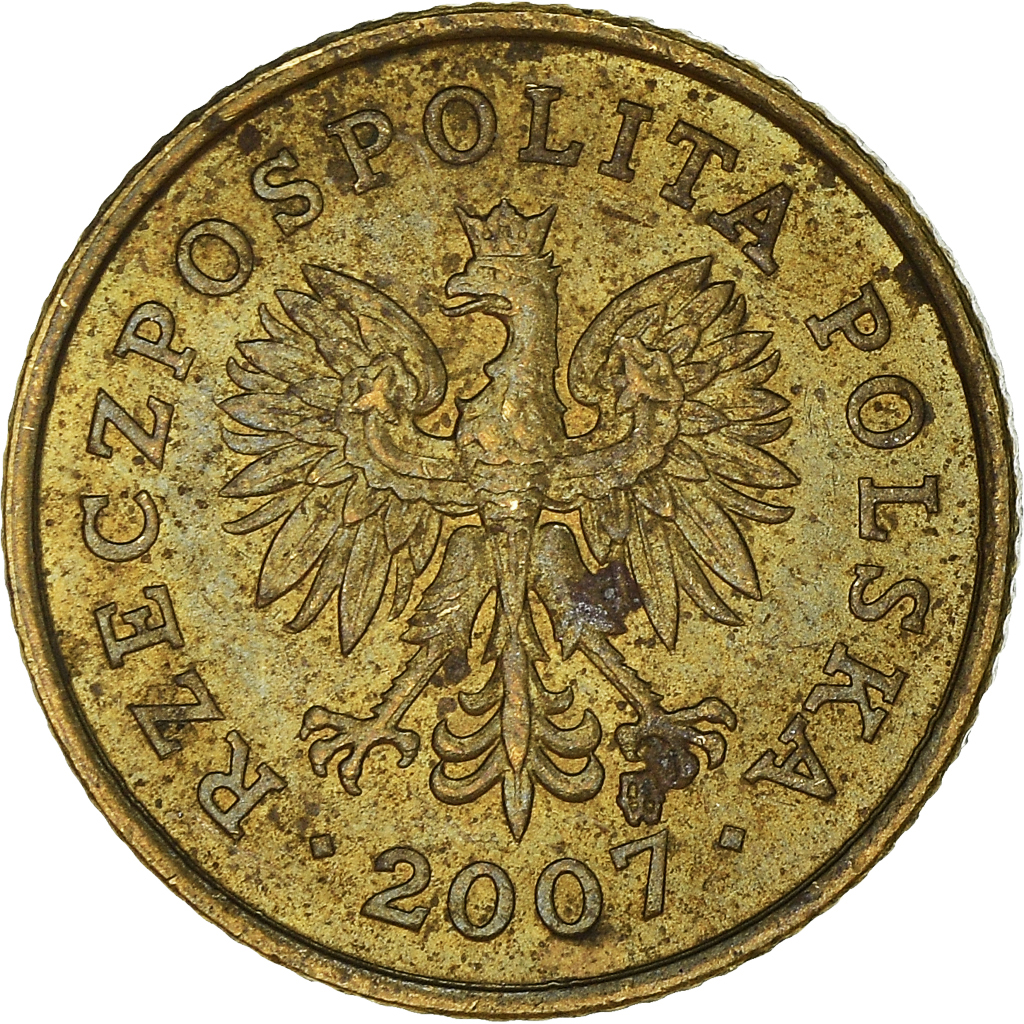 Moneda, Polonia, Grosz, 2007