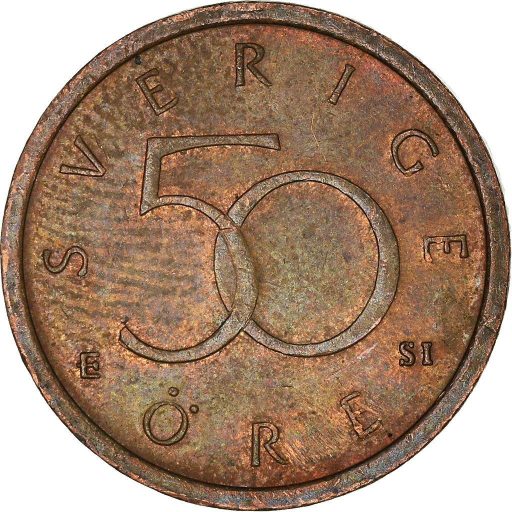 Moneda, Suecia, 50 Öre, 2006