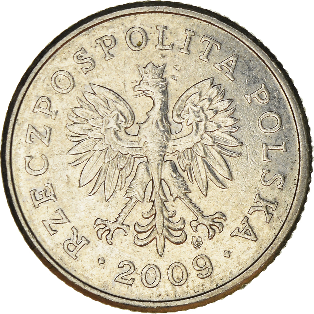 Moneda, Polonia, 20 Groszy, 2009